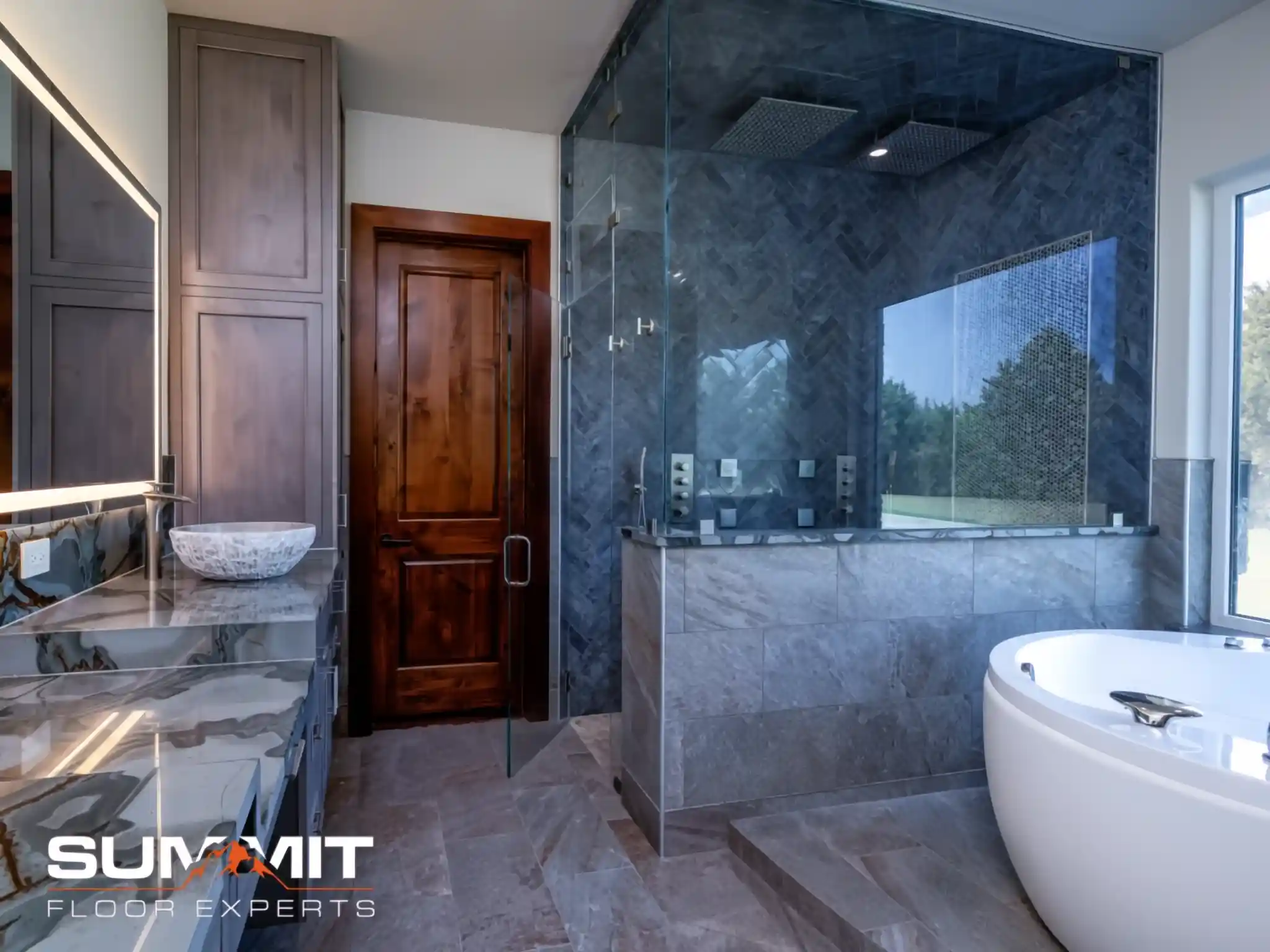 Full custom bathroom remodel in Texas