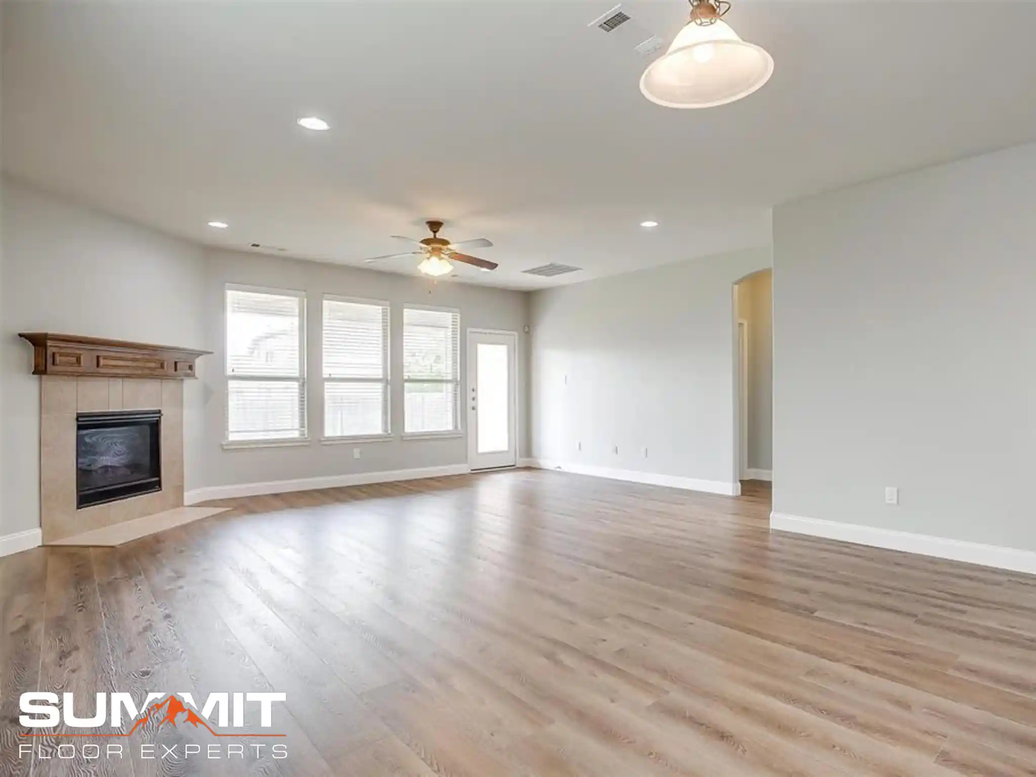 Flooring replacement on home with hardwood