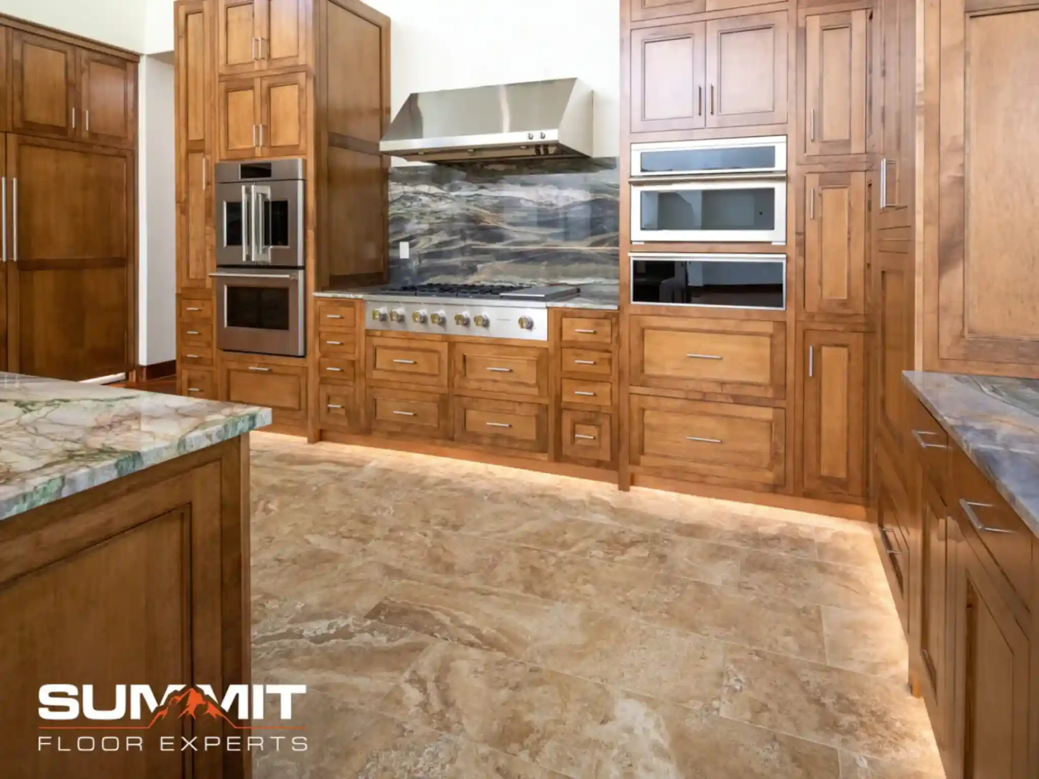 Full kitchen floor replacement